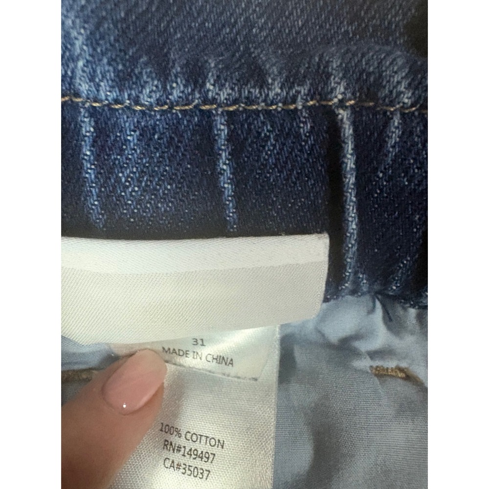 Joe's Jeans The Brinkley High Rise Paperbag Tapered Jeans Blue 31 45GWTAER8882 - Picture 6 of 6